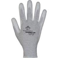 KnitActiv Electrostatic Dissipative Low-Linting White Gloves, 5, Polyurethane Coating, 13 Gauge, Nylon/Cotton Shell SPOC Demo