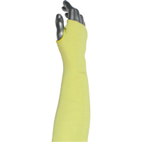 Kut Gard&reg; 2-Ply Cut-Resistant Sleeve with Thumb Hole, Aramid/ATA&reg;, 10", ASTM ANSI Level A6, Yellow SPOC Demo