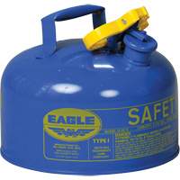 Safety Can for Kerosene, Type I, Galvanized Steel, 2 US gal., Blue, FM Approved/UL/ULC Listed SPOC Demo