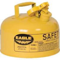 Safety Can for Diesel, Type I, Galvanized Steel, 2 US gal., Yellow, FM Approved/UL/ULC Listed SPOC Demo