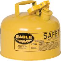 Safety Can for Diesel, Type I, Galvanized Steel, 2.5 US gal., Yellow, FM Approved/UL/ULC Listed SPOC Demo