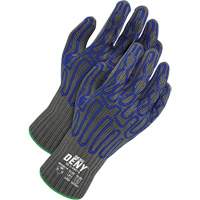 Deny&reg; Coated Cut-Resistant Food Contact Gloves, Size 8, 7 Gauge, Silicone Coated, HPPE Shell, ASTM ANSI Level A9/EN 388 Level F SPOC Demo