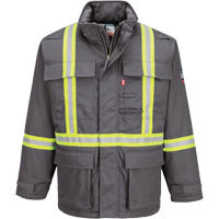 Bizflame&reg; 88/12 Insulated Winter Parka, Grey, Small SPOC Demo