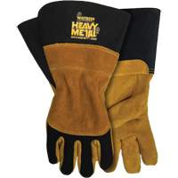 Black Velvet Mig/Stick Welding Gloves, Grain Elkhide, Size Small SPOC Demo