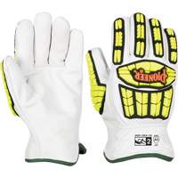 Cut and Impact-Resistant Gloves, Small, Goatskin Palm, Gauntlet Cuff SPOC Demo