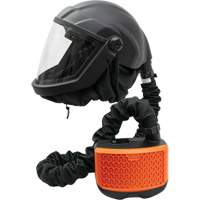 Respirateur &agrave; adduction d'air purifi&eacute; avec visi&egrave;re et ensemble de ventilation PEAKAIR DEFENDER, Respirateur &agrave; masque, Pile Lithium-ion SPOC Demo