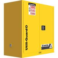 Utili-Guard+ Flammable Safety Cabinet, 30 gal., 1 Door, 43" W x 44" H x 22" D SPOC Demo