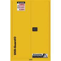 Utili-Guard+ Flammable Safety Cabinet, 45 gal., 2 Door, 43" W x 65" H x 22" D SPOC Demo