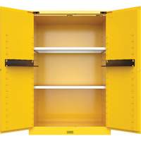 Utili-Guard+ Flammable Safety Cabinet, 45 gal., 2 Door, 43" W x 65" H x 22" D SPOC Demo