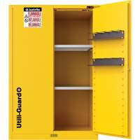 Utili-Guard+ Flammable Safety Cabinet, 45 gal., 2 Door, 43" W x 65" H x 22" D SPOC Demo