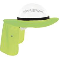 Chill-Its 6661 Universal Hard Hat Brim with Neck Shade, Hi-Vis Lime SPOC Demo
