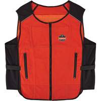Chill-Its 6260 Lightweight Phase Change Cooling Vest with Rechargeable Packs, Small/Medium, Orange SPOC Demo