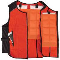 Chill-Its 6260 Lightweight Phase Change Cooling Vest with Rechargeable Packs, Small/Medium, Orange SPOC Demo