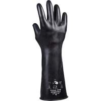 879 Acid-Resistant Gloves, Size Medium/8, 14" L, Butyl Rubber, 28-mil SPOC Demo