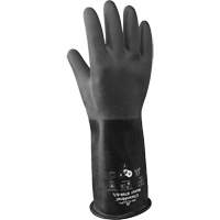 879R Acid-Resistant Gloves, Size Medium/8, 14" L, Butyl Rubber, 28-mil SPOC Demo