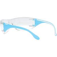 Adapt Lite Blue/White Safety Glasses, Clear Lens, Anti-Fog/Anti-Scratch, ANSI Z87+/Meets/Exceeds CSA Z94.3 SPOC Demo