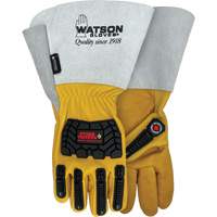 Storm Trooper Water-Resistant Gloves, Small, Cowhide Palm, Gauntlet Cuff SPOC Demo