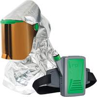 Respirateur &agrave; chaleur radiante Z-Link avec souffleur & montage &agrave; la ceinture, Respirateur &agrave; masque/Capuchon & visi&egrave;re, Pile Lithium-ion SPOC Demo