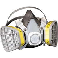 Respirateur pour vapeurs organiques/gaz acide, &eacute;lastom&egrave;re/Thermoplastique, Petit SPOC Demo