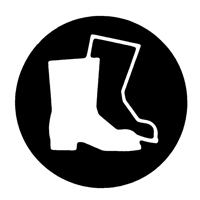 Right to Know Pictogram Labels - Full Protection Suit, Vinyl, Sheet, 5/8" L x 3/4" W SPOC Demo