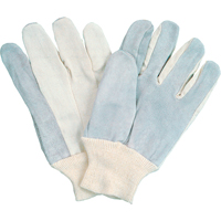 Standard-Duty Full-Index Work Gloves, Large, Split Cowhide Palm SPOC Demo
