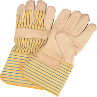 Gants d'ajusteur &agrave; paume s&egrave;che d'usage standard, Grand, Paume en Cuir fleur de vache, Doublure en Coton SPOC Demo