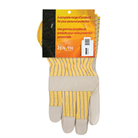 Gants d'ajusteur &agrave; paume s&egrave;che d'usage standard, Grand, Paume en Cuir fleur de vache, Doublure en Coton SPOC Demo