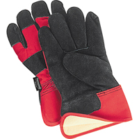 Gants d'ajusteur doubl&eacute;s pour l'hiver &agrave; chaleur sup&eacute;rieure, Grand, Paume en Cuir de vache refendu, Doublure en Thinsulate SPOC Demo