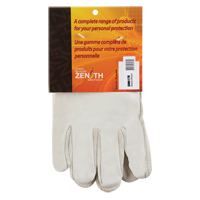 Gants de conducteur doubl&eacute;s pour l'hiver, Moyen, Paume en Cuir fleur de vache, Molleton SPOC Demo