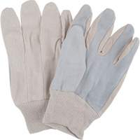 Gants de travail d'usage standard, Grand, Paume en Cuir de vache refendu SPOC Demo