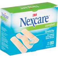 Nexcare Comfort Strips, Rectangular/Square, 3", Fabric, Sterile SPOC Demo