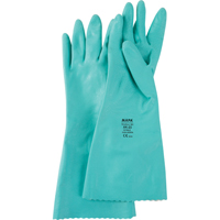 StanSolv&reg; Embossed Z-Pattern Grip Gloves, Size Small/7, 14" L, Nitrile, Interlock Inner Lining, 11-mil SPOC Demo