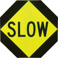 Panneau de signalisation &agrave; deux c&ocirc;t&eacute;s  Stop/Slow  SPOC Demo