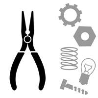 Pièces et accessoires pour outils isolés