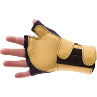 Gants de protection sup&eacute;rieure contre les impacts & les microtraumarismes r&eacute;p&eacute;t&eacute;s, main gauche, Taille T-petit, Paume Cuir fleur SPOC Demo