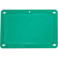 &eacute;tiquette vierge pour vanne, Plastique, 4-3/4" la x 3-1/4" h SPOC Demo