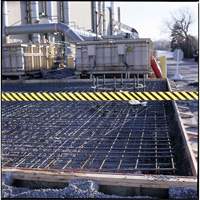 Ruban pour barricade, Anglais, 3" la x 200' lo, 3 mils, Noir sur jaune SPOC Demo