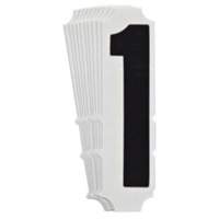 Quick-Align&reg; Individual Gothic Number and Letter Labels, 1, 4" H, Black SPOC Demo