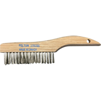 Brosses de nettoyage &agrave; manche en patin, Acier inoxydable, 4 x 16 rangs de fils, Longueur 10" SPOC Demo