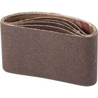 Courroie abrasive pour ponceuse portative, 3" la x 21" lo, Oxyde d'aluminium, Grain 100 SPOC Demo