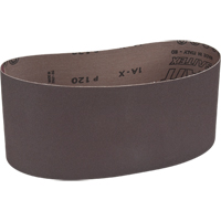 Courroie abrasive pour ponceuse portative, 4" la x 24" lo, Oxyde d'aluminium, Grain 120 SPOC Demo
