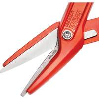 Cisaille d'&eacute;tain en aluminium dentel&eacute; de 13" avec poign&eacute;e tremp&eacute;e, Longueur de coupe de 3", Coupe Droit SPOC Demo