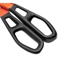 Cisaille d'&eacute;tain en aluminium dentel&eacute; de 13" avec poign&eacute;e tremp&eacute;e, Longueur de coupe de 3", Coupe Droit SPOC Demo