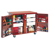 Rolling Work Bench, 49-7/8" W x 40-5/8" H x 26-7/8" D, 24.6 Cubic Feet Capacity SPOC Demo