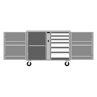 Rolling Work Bench, 49-7/8" W x 40-5/8" H x 26-7/8" D, 24.6 Cubic Feet Capacity SPOC Demo
