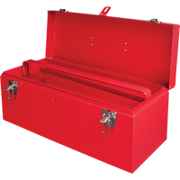 ATB100 Portable Tool Box with Metal Tool Tray, 8-3/4" D x 21" W x 9" H, Red SPOC Demo