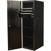 Armoire lat&eacute;rale s&eacute;rie RX, 3 tiroirs, 19" la x 25" p x 61" h, Noir SPOC Demo