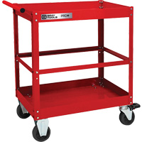 PRO+ Series Heavy-Duty Utility Cart, 2 Tiers, 30-1/5" x 38-1/3" x 19-1/2" SPOC Demo