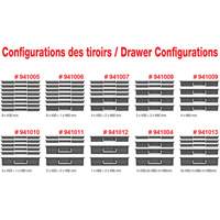 Mobile Tool Chest With Drawers, 8 Drawers, 22-4/5" W x 15" D x 18" H, Black SPOC Demo