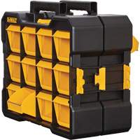 Organisateur Flip-Bin, 3-7/8" la x 17-3/4" p x 13-7/8" h, Noir/Jaune SPOC Demo